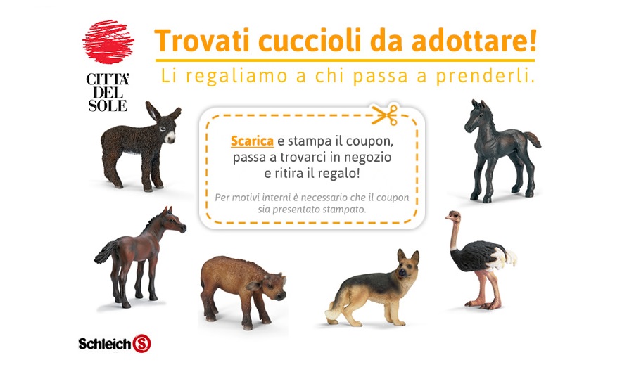 Trovati cuccioli da adottare, passa da Città del Sole