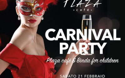 Festa in maschera al Plaza Cafè