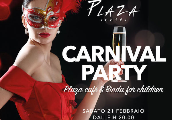Festa in maschera al Plaza Cafè