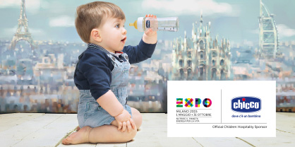 Chicco a Expo 2015 sponsor ufficiale per la Children Hospitality